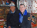 Mustang Lo Manthang 02 03 Future King Jigme S. P. Bista And Jerome Ryan Jerome Ryan visited the Future King Jigme S. P. Bista, who was dressed casually in jeans, jacket, and baseball cap. As we sipped delicious lemon tea, he spoke to me in perfect English.